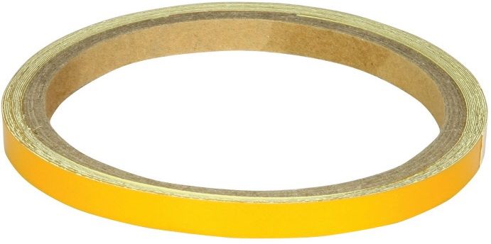 LISERET DE ROUE RUBAN ADH�SIF R�FLECTEUR POUR JANTES OU CARENAGE FINITIONS OR*