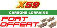 CARBONE LORRAINE PLAQUETTES DE FREIN AVANT 2377 XE7 / XC7 / EN10 BETA ZERO 250 1991-2010 (2)