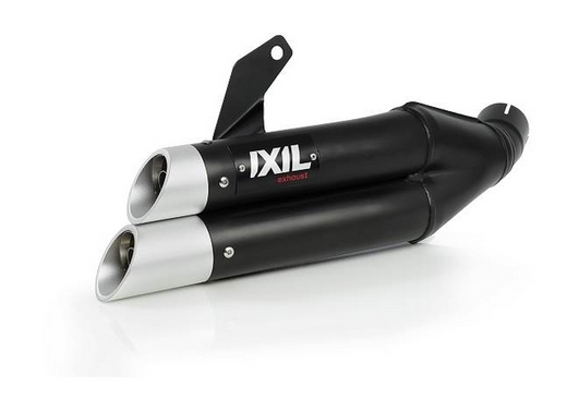 IXIL SILENCIEUX DUAL HYPERLOW XL L3XB BLACK HOMOLOGUEE KAWSAKI 650 ER6 F / N 2005-2011 XK7351XB
