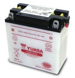 BATTERIE YUASA YB9-B GILERA 125 SP01/SP02 E-STARTER TOUTES ANNEES