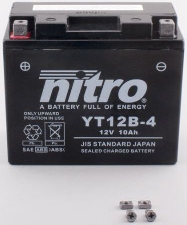 BATTERIE NITRO AXCELL POWER THUNDER YT12B-4 PT12B-4 GEL YAMAHA 600 FZ6 TOUT MOD�LES 2004-2016