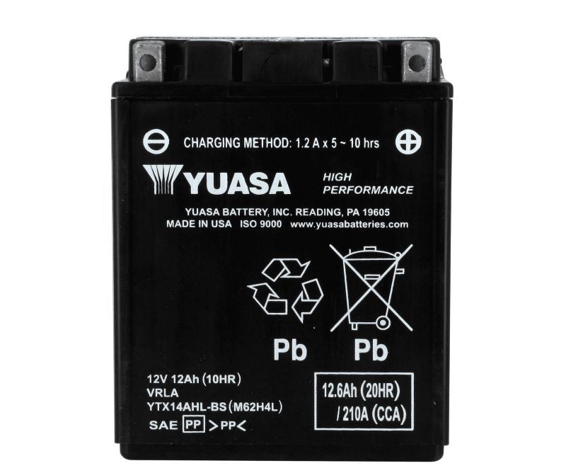 BATTERIE YUASA YTX14AHL-BS