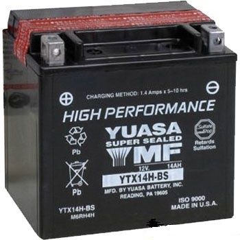 BATTERIE YUASA YTX14H-BS