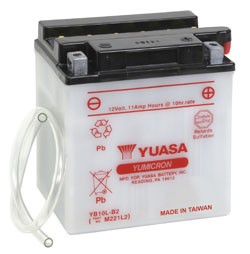 BATTERIE YUASA YB10L-B2 SUZUKI GSE 500 1988-2003 (montage 2)