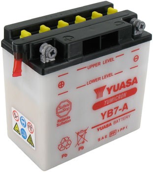 BATTERIE YUASA YB7-A SUZUKI GN 125 1991-1996
