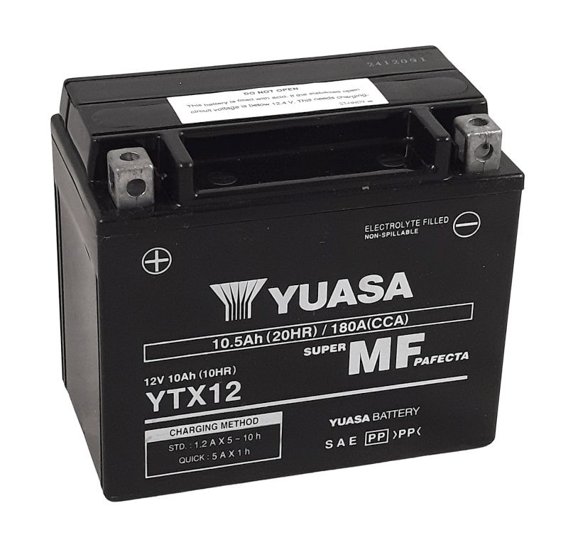 BATTERIE PLOMB YUASA YTX12 3.4 kg YAMAHA TRX 850 1996-1999 BATTERIE PLOMB YUASA YTX12 3.4 kg YAMAHA TRX 850 1996-1999