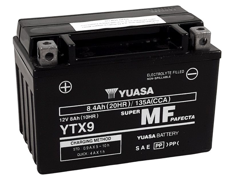 BATTERIE YUASA YTX9 CTX9-BS GTX9-BS 