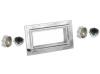 FORD MUSTANG 1969-1973 KIT CADRE CHROME ET BOUTONS DE RADIO (uniquement Retrosound) radio knob set RETROSOUND 126-55-75