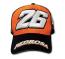 MOTO GP Casquette Officielle PEDROSA 26 DPMCA76102 ORANGE BLEU TAILLE UNIQUE*