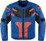 Blouson Moto ICON OVERLORD RESISTANCE BLUE*