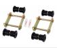 FORD MUSTANG 1964-1970 KIT DE MANILLE JUMELLE DE LAME RENFORCE EN POLYURETHANE Urethane Leaf Spring Heavy Duty Shackle Kit Detroit Speed 041511DS