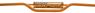 MOOSE RACING GUIDON CARBONE STANDARD POUR CR-HI CROSS / ENDURO 22mm ORANGE