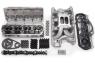 400 HP FORD V8 351W 1969-1997 KIT PUISSANCE 400 HP 412 TORQ CULASSE ALUMINIUM EQUIPEE + ADMISSION + ARBRE A CAMES + DISTRIBUTION + JOINTS + VISSERIE Total Power Package Small Block Ford Top-End Engine Kits EDELBROCK 2092