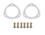 88.9mm (3.5 pouces) LOT DE 2 JOINTS DE COLLECTEURS ALUMINIUM 3 TROUS + VISSERIE Aluminum Collector Gaskets Flowtech 10026FLT