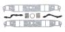 CHEVROLET 1955-1995 - GMC 1967-1995 PAIRE DE JOINTS DE COLLECTEUR D`ADMISSION intake manifold gaskets small block stock port and bolt locations chevy - gmc Mr Gasket 101B