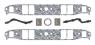 CHEVROLET 1955-1995 - GMC 1967-1995 PAIRE DE JOINTS DE COLLECTEUR D`ADMISSION intake manifold gaskets small block small modified port and bolt locations chevy - gmc Mr Gasket 101G