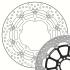 MOTO MASTER DISQUE AVANT ROND 1710-3019 PAISSEUR 5.5mm YAMAHA YZF 1000 R1 2015-2016