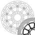MOTO MASTER DISQUE AVANT ROND 1710-1700 KAWASAKI 1400 GTR / ABS 2008-2018