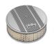 FILTRE A AIR (DIAMETRE 35,5 cm x HAUTEUR 10,1 cm) air cleanerfinned W/ 14X4 PAPER FLTR, RAW HOLLEY 120-159
