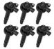 Coil,ford 3.5/3.7l 2pinblk Cnctr 6pk Blk ACCEL 140061K-6
