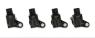 Coils, 2013-2018 Gm 2.0l Turbo, 4pk, Black ACCEL 140086K-4