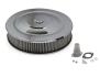 FILTRE A AIR (DIAMETRE 35,5 cm x HAUTEUR 7,62 cm) easy flow air cleaner 14 inch x 3 inch CHROME WHITE WAFE Mr Gasket 1410G