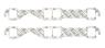CHEVROLET 1955-1996 - GMC 1967-1996 PAIRE DE JOINTS D`CHAPPEMENT exhaust gaskets small block chevy - gmc square ports Mr Gasket 150A