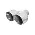 Ss Tip 2.5x4.0 Dbl Wall Dual Tip FLOWMASTER 15391