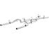 63.5mm (3 pouces) V8 LIGNE D ECHAPPEMENT ACIER INOXYDABLE DOUBLE SORTIES ARRIERE COUDE 2.5 POUCES + FIXATIONS 409 stainless Exhaust American Thunder agressive sound exhaust sys 2.5 inch MAGNAFLOW 15817