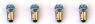 FORD MUSTANG 1964-1968 SET DE 4 AMPOULES LED POUR PANNEAU D INSTRUMENT BLEU  Instrument Panel LED Light Bulbs Blue 1895 set of 4 SCOTT DRAKE SD-1895-BL
