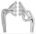 1970-1974 Hooker BLACKHEART LONG TUBE HEADERS CERAMIC COATED HEADER GM F-BODY LS SWAP, 1 7/8