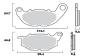 BREMBO  PLAQUETTES AVANT 07YA52SR YAMAHA YZF 320 R3 2015-2025