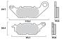 BREMBO  PLAQUETTES ARRIRE 07YA53CC YAMAHA YZF 320 R3 2015-2025