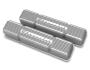 Sbc Valve Cvrs,finned,chevy Script Nat   HOLLEY 241-106