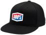 100% CASQUETTE CAP ICON HATS NOIR