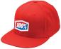 100% CASQUETTE CAP ICON HATS ROUGE