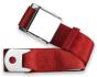 2pt bright red lap belt 60