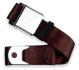 2pt burgundy lap belt 60