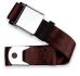 2pt burgundy lap belt 75
