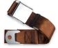 2pt brown lap belt 60