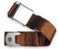 2pt brown lap belt 75