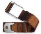 2pt brown lap belt 75