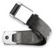 2pt charcoal lap belt 60