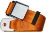 2pt orange lap belt 60