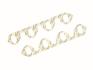 FORD 1968-1988 -  MERCURY 1969-1978 - LINCOLN 1968-1978 PAIRE DE JOINTS D`CHAPPEMENT exhaust gaskets big block except cobra jet ractangular ports Mr Gasket 259G