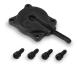 30CC PUMP COVER WITH SCREWS (HARD CORE ALUMINUM) Holley 26-139HB