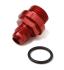 FUEL INLET FITTING (SHORT -6 STYLE) RED Holley 26-142-2