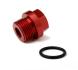 ALUMINIUM BILLET FUEL INLET PLUG - RED Holley 26-144-2