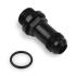 Long -8AN male fuel inlet fitting (black) with -8AN o-ring threads for Ultra XP fuel bowls BLACK Holley 26-153-1