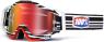 100% MASQUE MASK LUNETTES THE RACECRAFT BAR CODE ECRAN MIROIR RED
